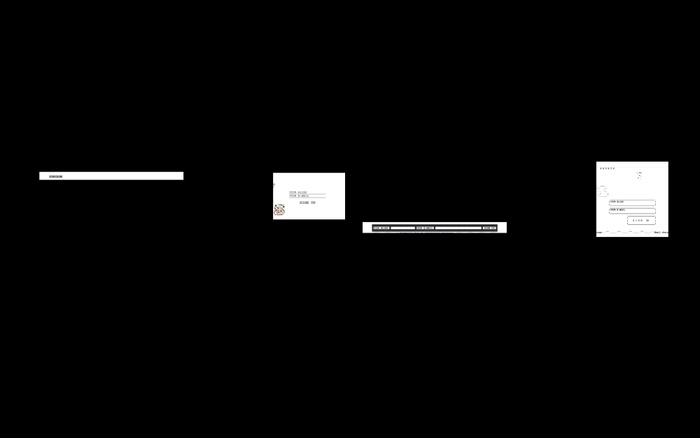 IT presentation slide: the same four screenshots of Avery Shorts with only "subscribe" and "sign-up" areas visible