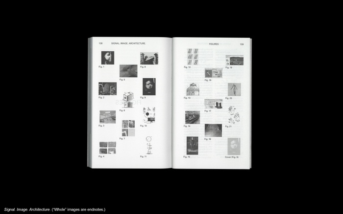 LC presentation slide: interior view of Signal. Image. Architecture. “Whole” images seen as endnotes.