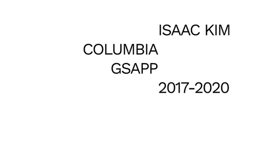 ARCH KimIsaac SP20 Portfolio.pdf_P1_cover.jpg