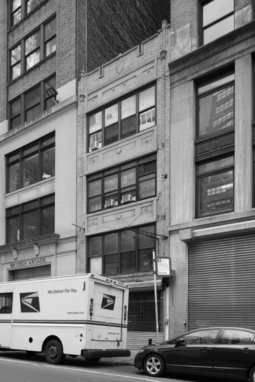 FIG. 10: 240 West 38th Street, home to the Corduroy Club from 1967 to 1971, 2016. Photograph by Christopher D. Brazee/NYC LGBT Historic Sites Project.