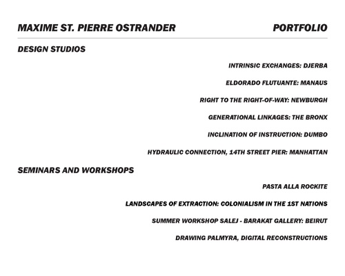 ARCH St.PierreOstranderMaxime SP20 Portfolio.pdf_P1_cover.jpg