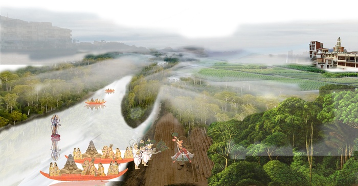 3_Perspective View of the Varuna River Becoming a Forest Finger Extending Towards the Horizon.jpg