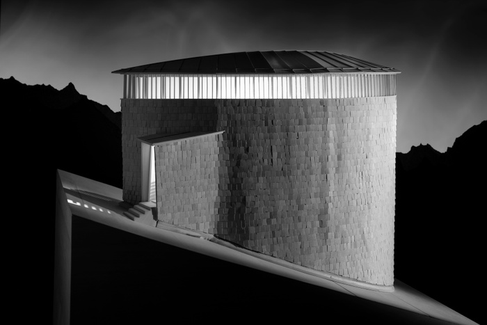 James Ewing, *Zumthor 3*, 2017, 18" × 12.25"