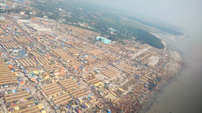 Sagar Island during Ganga Sagar Mela