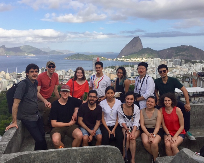 Urban Planning students on a study trip to Rio de Janeiro