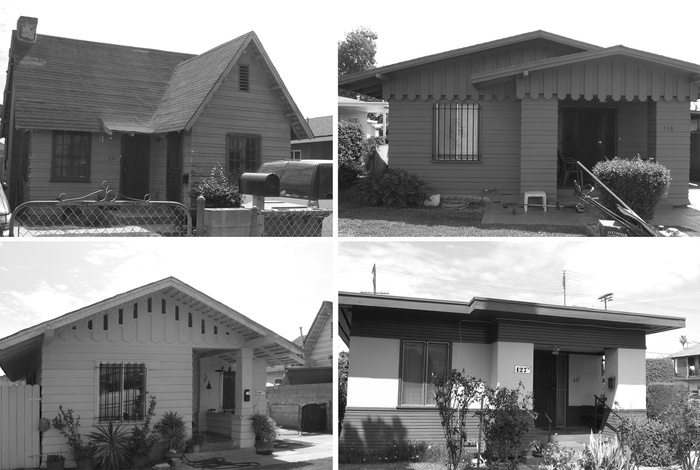 FIG. 10: Houses constructed for Goodyear Gardens, South Los Angeles. Image courtesy of Los Angeles City Planning.