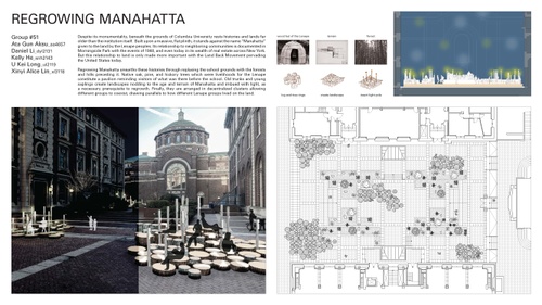 Regrowing Manahatta | Ata Gun Aksu, Daniel Li, Kelly He, U Kei Long, Xinyi Alice Lin
