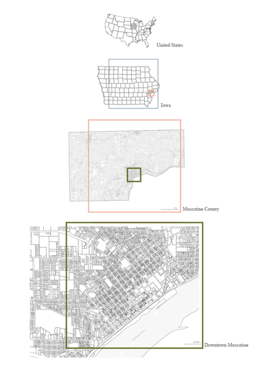 UP Meisterlin LanierHagerty SP21 MapofMuscatine - Lanier Hagerty.png