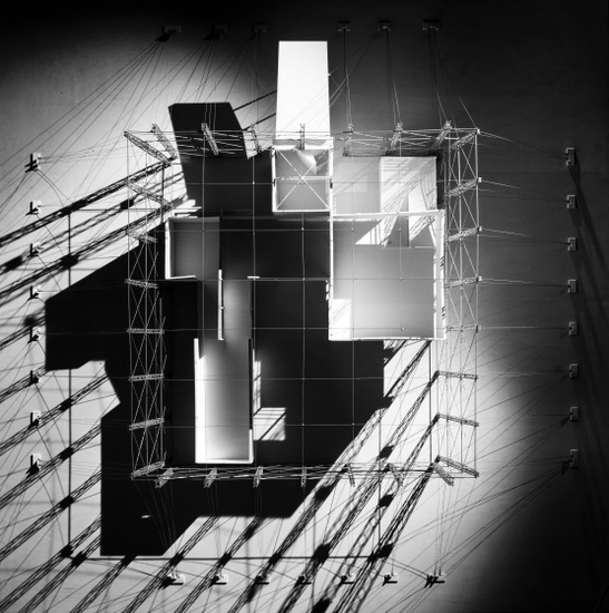 James Ewing, *Le Corbusier 3*, 2017, 26" × 26.25"