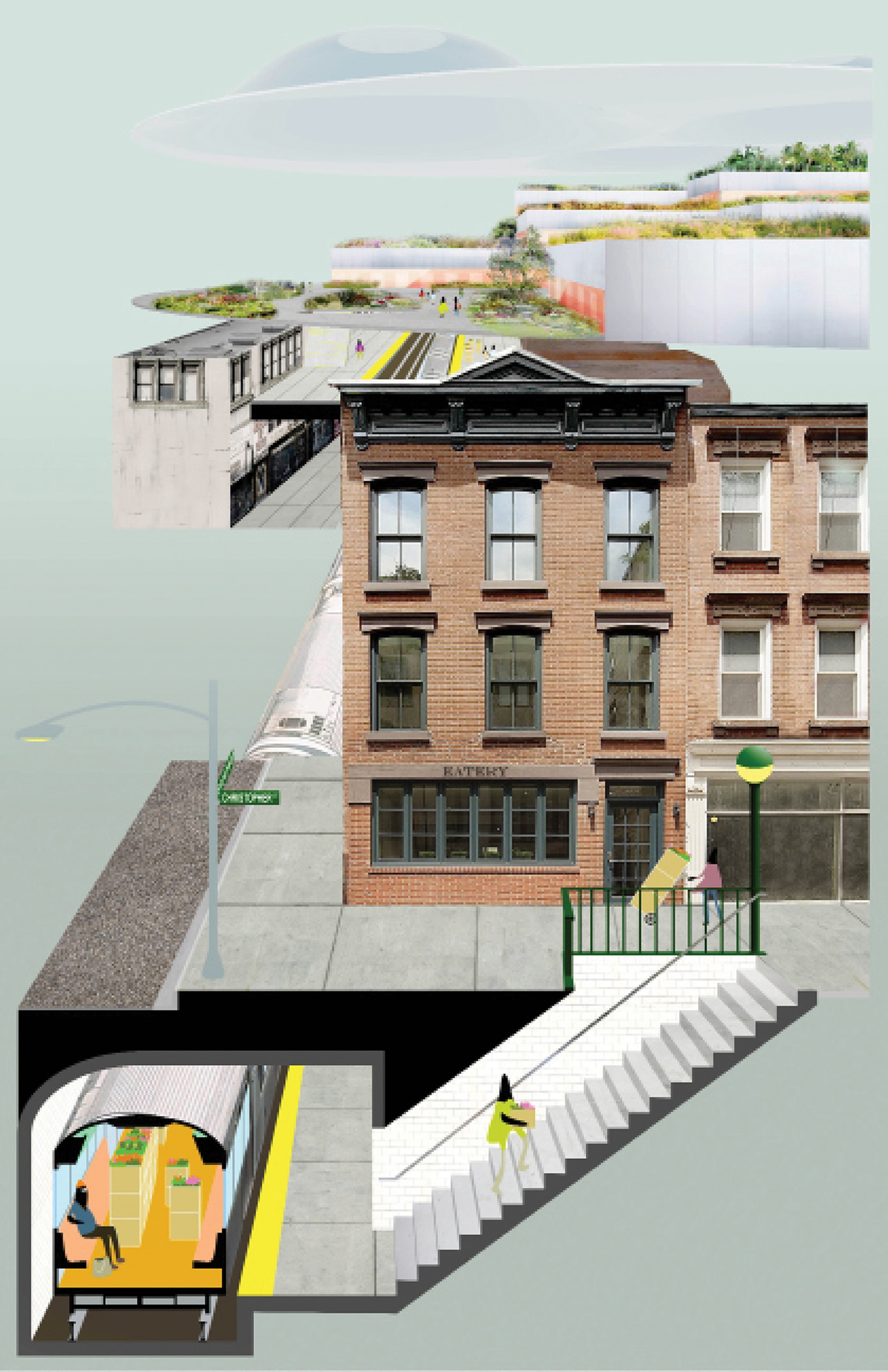 Narrative Drawing - Columbia GSAPP