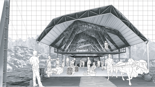 ARCH Rivera LucyNavarro GauriBahuguna SP20 06 Barge Exit Scene.png